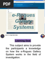 2.13 E-Rogue Gallery System