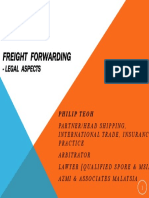 Freight Forwarding Legal Aspect Sscribd