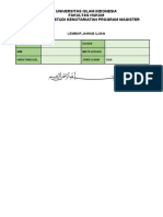UII Fakultas Hukum Program Studi Kenotariatan Lembar Jawab Ujian