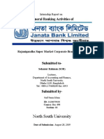 General Banking Activities Of: North South University