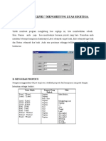 Program Menghitung Luas Segitiga Menggunakan Delphi