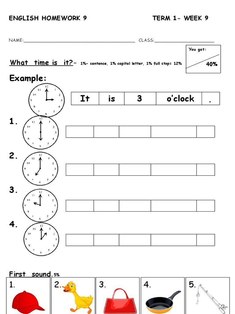 Week 9 English Homework Assignment | PDF