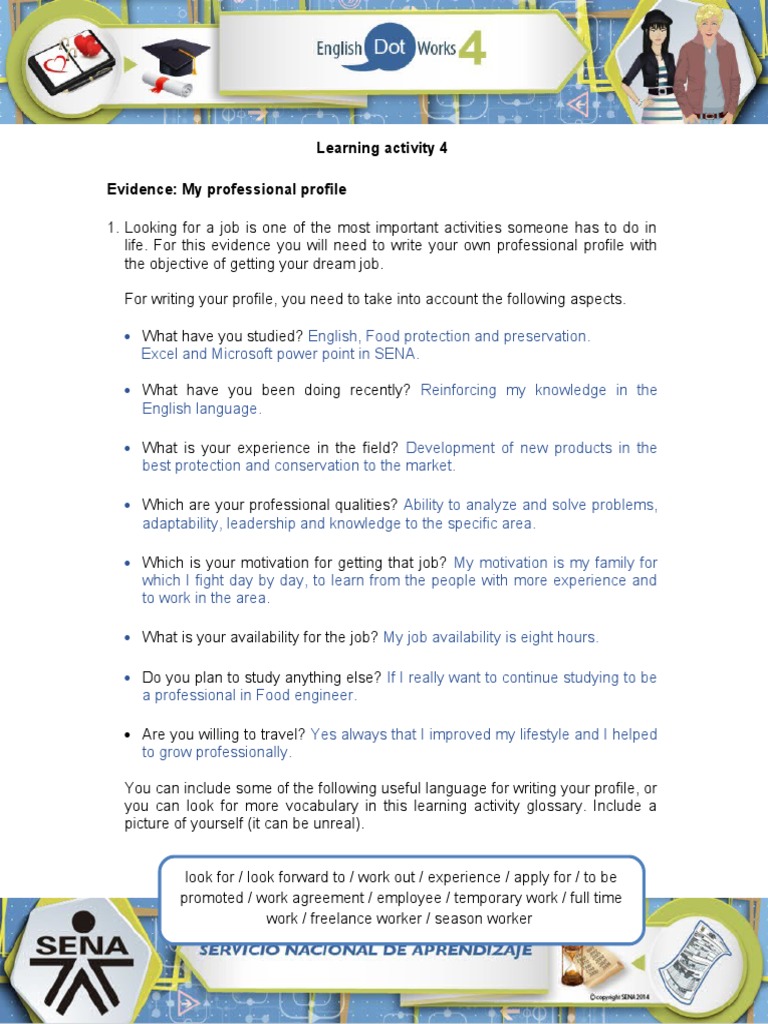 Crafting Your Professional Profile | PDF | Motivation | Motivational