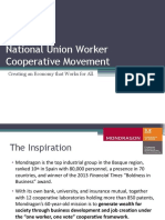 National Union Worker Cooperative Movement: Creating An Economy That Works For All