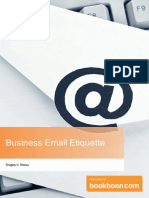 Business Email Etiquette: Dragoş V. Iliescu