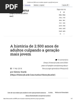 A história de 2.500 anos de adultos culpando a geração mais jovem