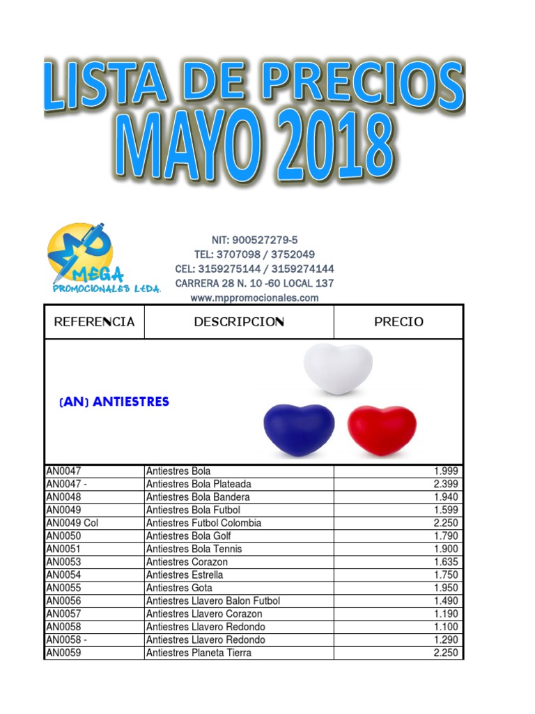Lista de Precios Mayo PDF Herramientas Naturaleza