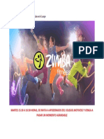 Afiche Zumba