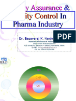 Quality Assurance in Pharma Industry