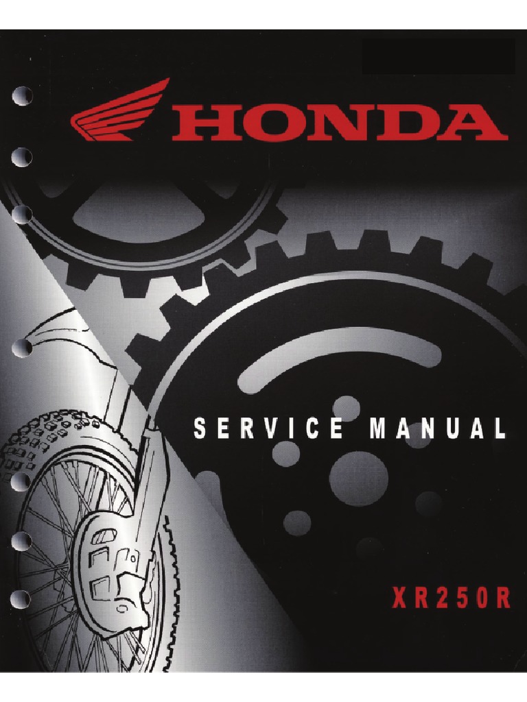 Honda XR 250 R 96 04 1 29 | PDF | Tecnología