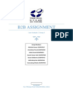 B2B Assignment: Case Analysis - Group 1