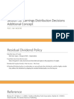 Session 18. Earnings Distribution Decisions - Additional Concept PDF