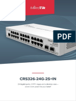 CRS326-24G-2S+IN: 24 Gigabit Ports, 2 SFP+ Cages and A Desktop Case - Server Room Power For Your Home!