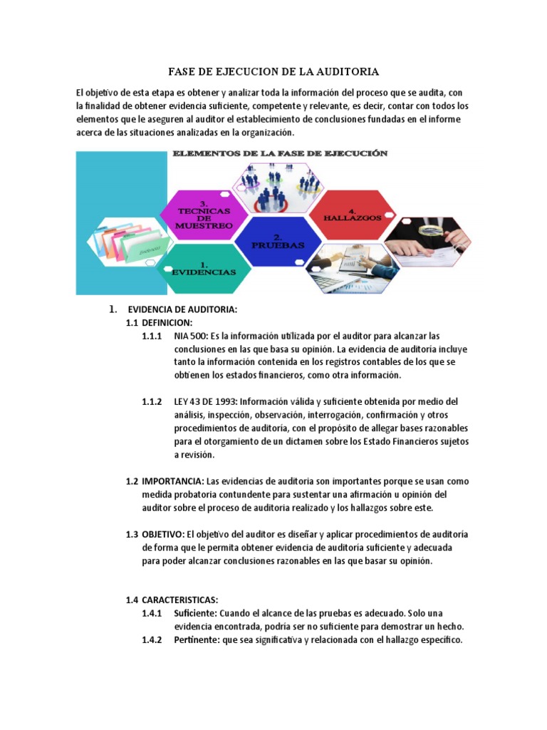 Fase de Ejecucion de La Auditoria | PDF | Auditoría | Contralor