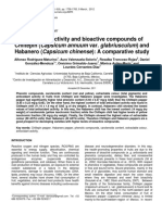 Actividad Antioxidante Comparacion Chile Habanero PDF