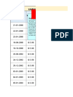 Tipos de Cambio 1