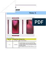 Moto XT2019-X Service BOM: Revision History