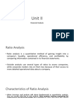 Unit II FM Financial Analysis