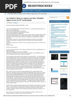 0xc19a0013 falha no sistema de tinta. Redefinir alguns erros na HP continuação