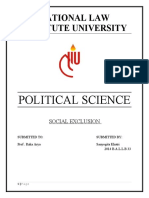 National Law Institute University: Political Science