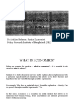 Introduction To Microeconomics Lecture-1