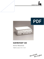 Berchtold Elektrotom 530 ESU - Service Manual