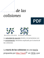 Teoría de Las Colisiones - Wikipedia, La Enciclopedia Libre