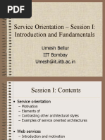 Service Orientation - Session I: Introduction and Fundamentals