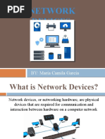 Network Devices: BY: María Camila García