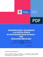 Politicas de Participacion Social en Salud PPSS PDF