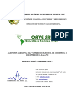 Auditoria Informe Hidrogeologia