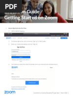 Education Guide - Getting Started On Zoom