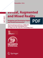 Virtual Augmented and Mixed Reality