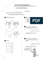 Guía de Unidad Matemática