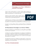 Modulo 8 - Planeamiento Estratégico en El Perú Fases