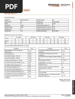 Alternator Data Sheet: General Characteristics