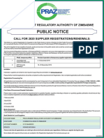 PRAZ 2020 Supplier Registration Advert PDF