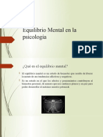 Equilibrio Mental en la psicología