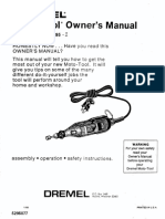 Owners Manual Provides Safety Tips for Dremel Moto-Tools