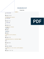 Introduction To R: # Creating A Vector of Numbers