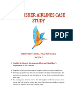 Conflict in Generic Strategy & Effects On Kingfisher's Acquisition of Air Deccan