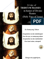 Divino Rostro Triduum Mass