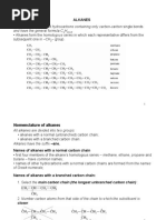 Alkanes