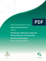 Planeación didáctica Unidad 3 Biorreactores