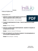 ISFDYT N°49 Inglés Técnico I Tecnicatura Superior en Enfermería Profesora Freydank Ivana Trabajo Práctico N°2