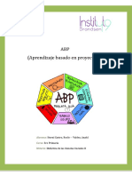ABP (Aprendizaje Basado en Proyectos) : Alumnas: Curso: Materia