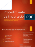 Procedimiento de Importación