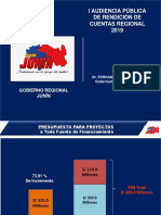 Audiencia pública de rendición de cuentas regional 2019