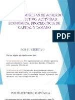 Clasificación de Empresas e Impuestos