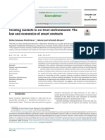 Creating Markets in No-Trust Environments: The Law and Economics of Smart Contracts